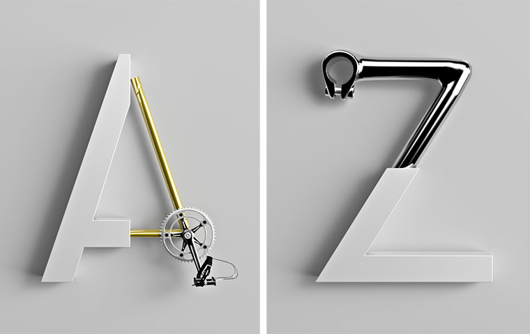 The Bicycle Alphabet