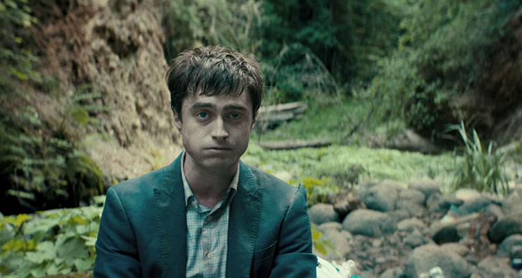Daniel Radcliffe als fast-tote Insel-Anschwemmung