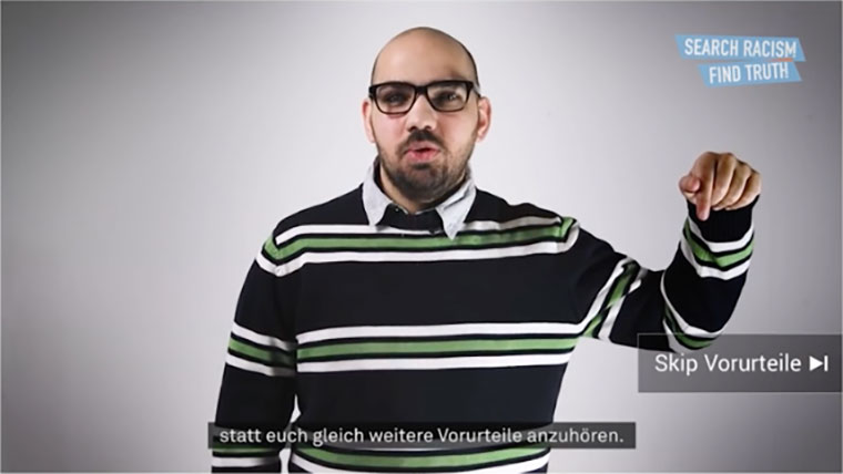 Flüchtlinge in Spots direkt vor Hetzvideos