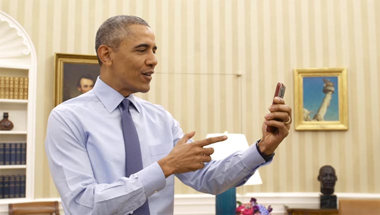 Obama wird Couch Commander