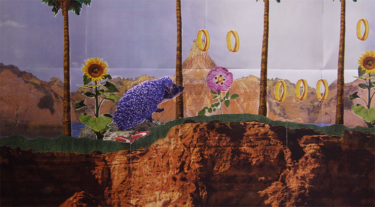 Papier-Stopmotion durch die Videospielgeschichte paper-video-games 