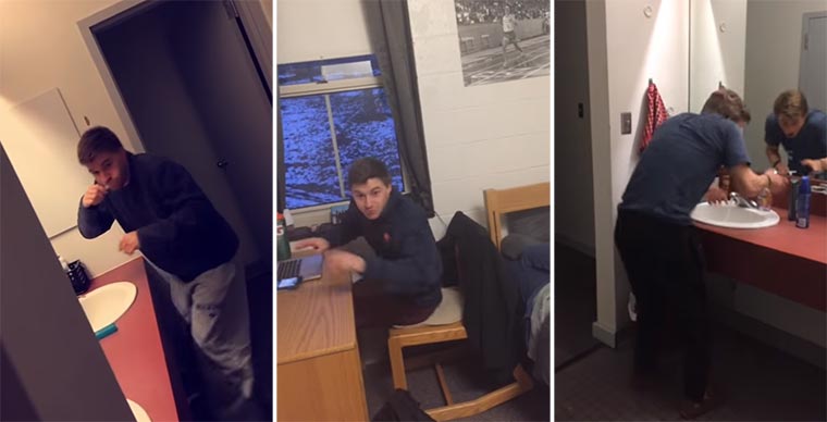 Der vielleicht schreckhafteste Mitbewohner der Welt