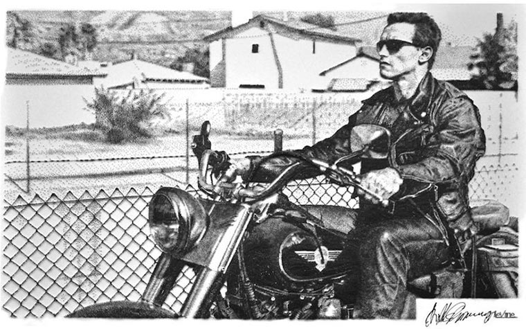 Portraits aus Nägeln