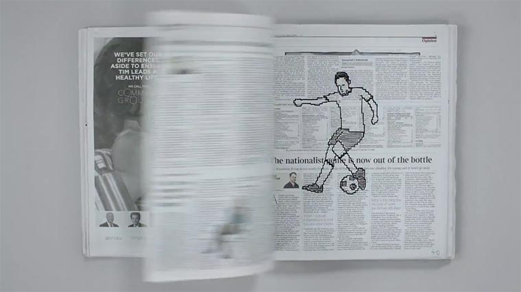In Windeseile durch die EM 2016 gezeichnet doodling-between-the-headlines 