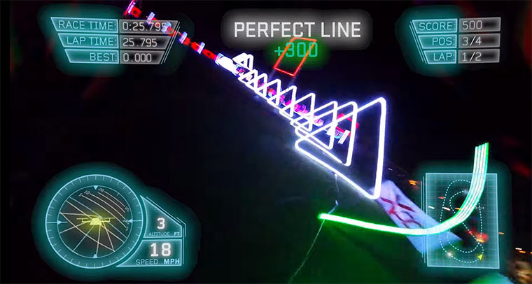 Drohnenwettrennen wie aus einem Videospiel drone-racing-videogame-optic 
