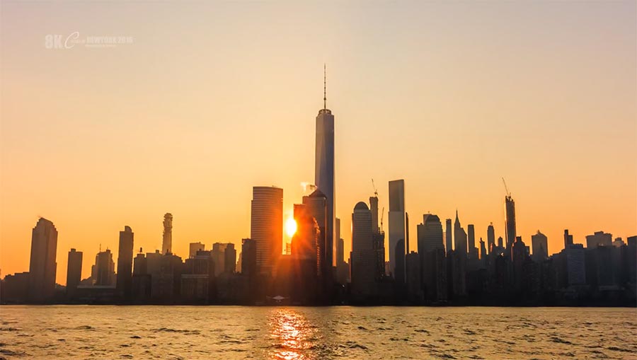 New York in farbenfrohem 8K