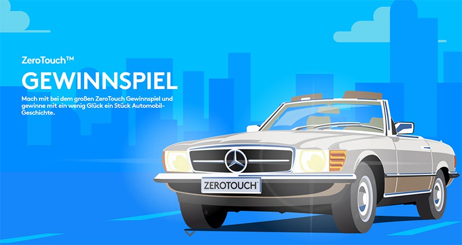 Gewinnt einen Mercedes 380 SL-Oldtimer