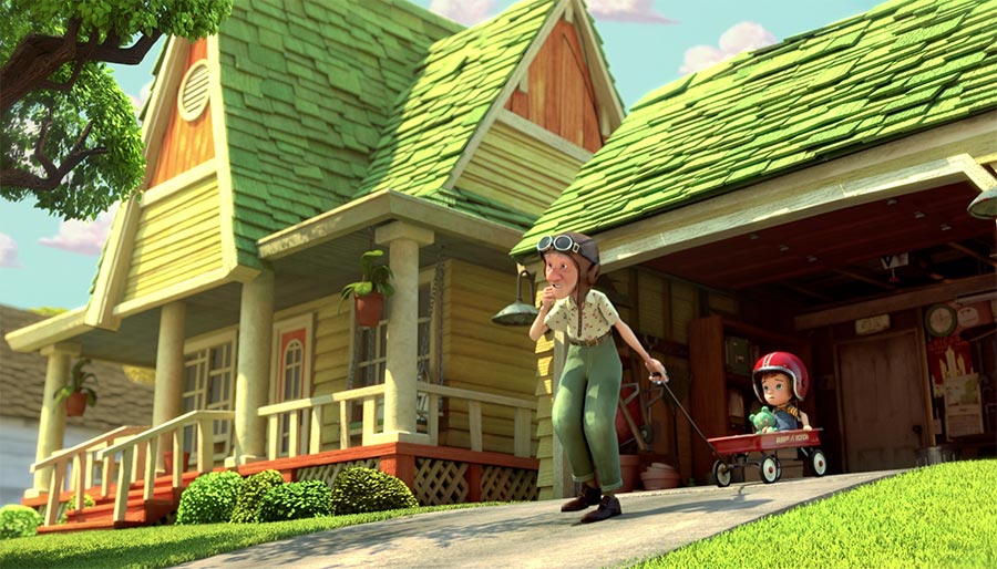 Fantasie + Opa = unglaubliches Flug-Abenteuer