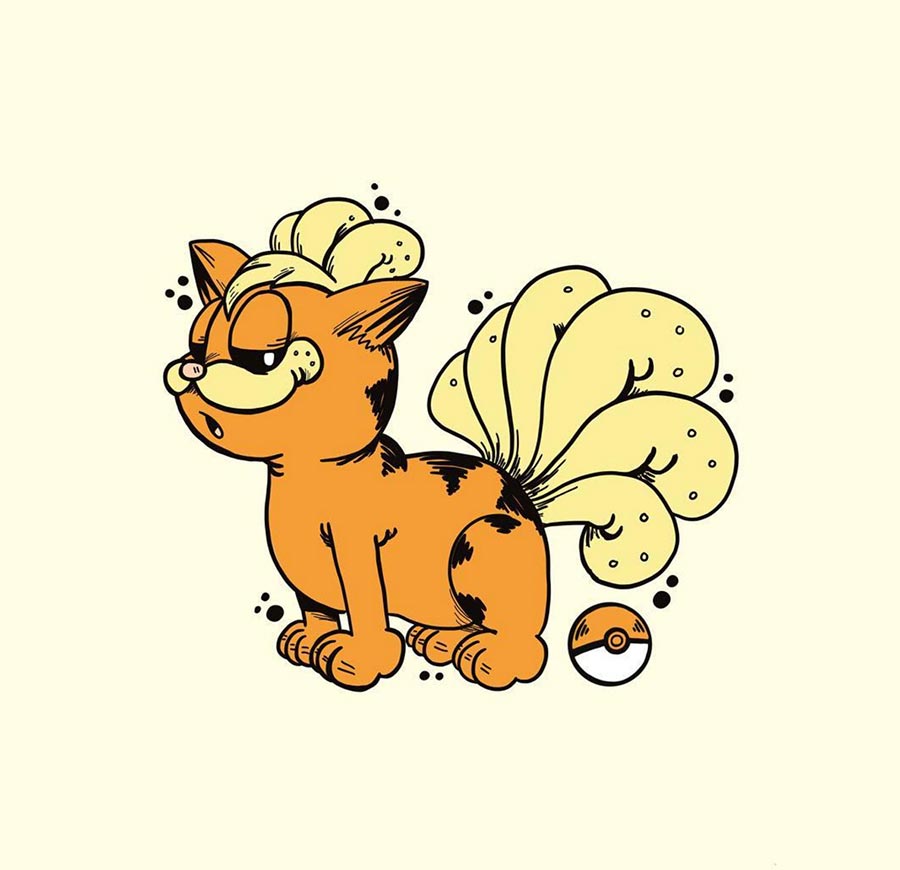Pokémon als Garfield gezeichnet Garfemon_02 