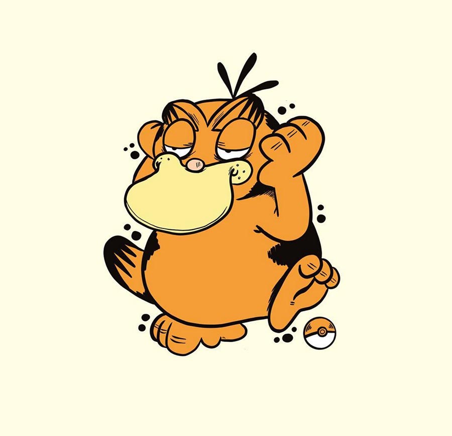 Pokémon als Garfield gezeichnet Garfemon_06 