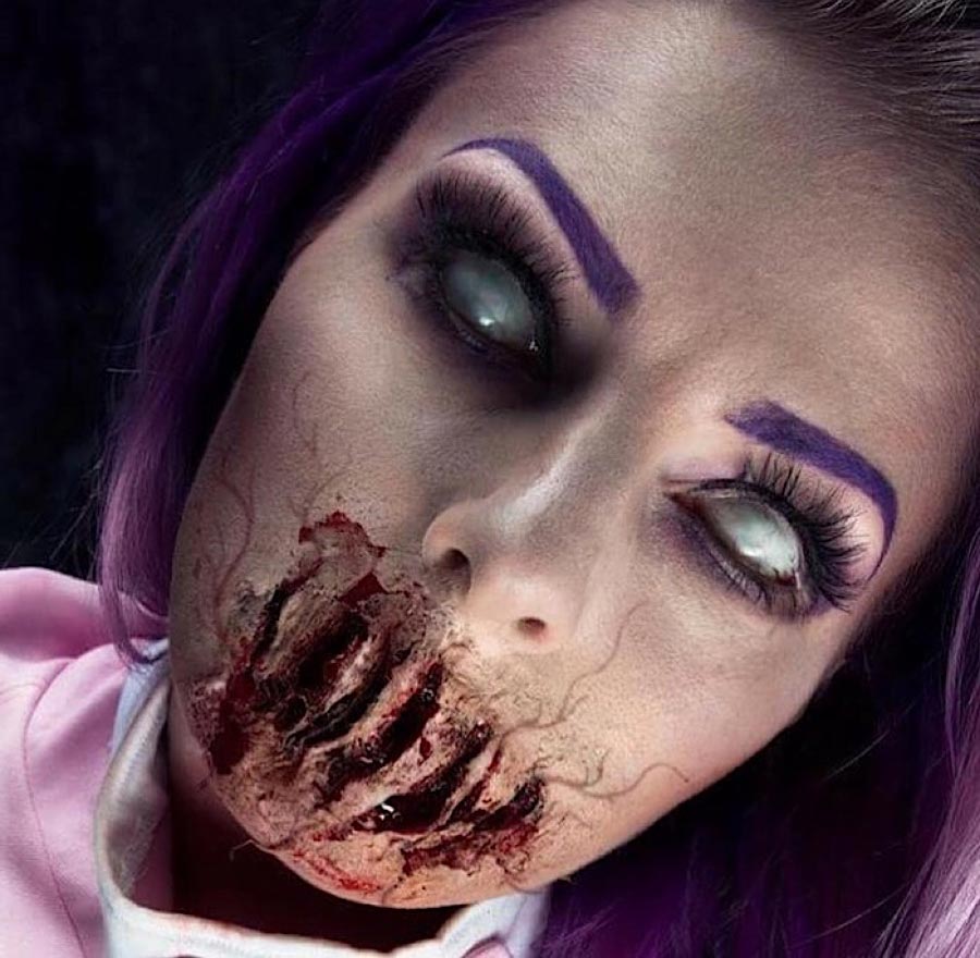 Grauenhafte Make-up-Ideen für Halloween sarah-mudle_03 