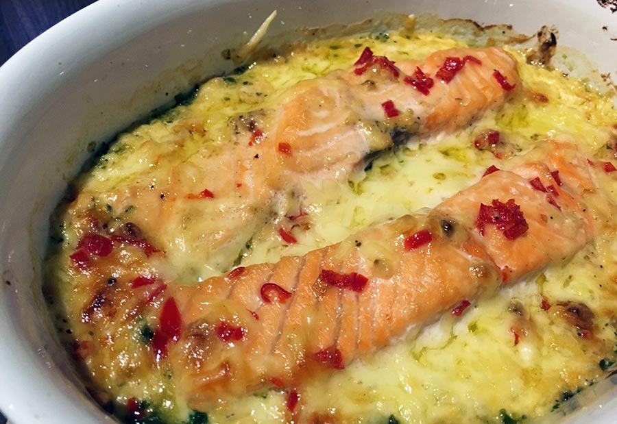 Ein-Minuten-Menü: Honig-Lachs-Auflauf Honiglachs_03 