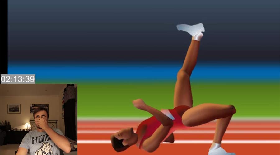 Mike Boyd versucht QWOP durchzuspielen