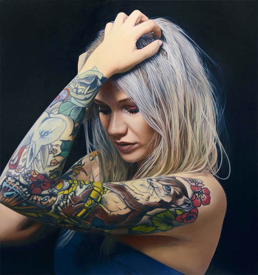 Die gemalten Tattoo-Girls von Philip Munoz philip-munoz_04 