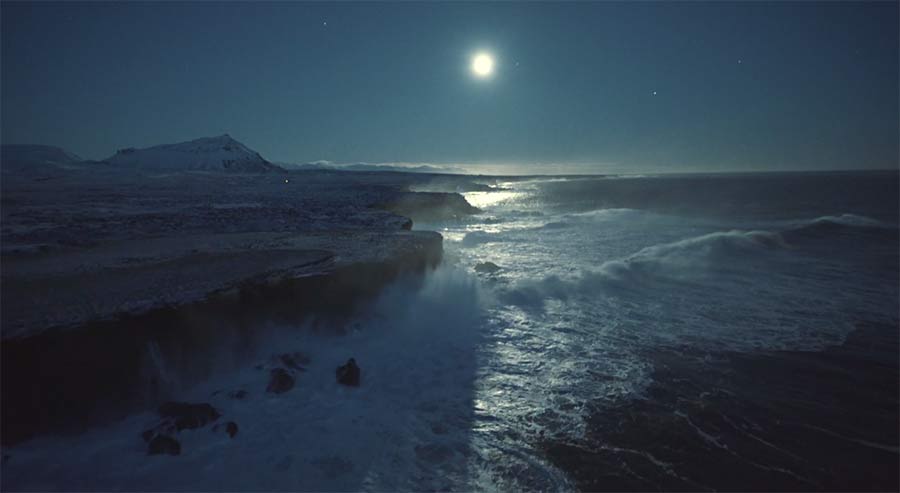 Iceland under Full Moon