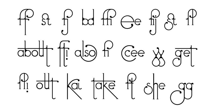 Schriftart passt sich beim Schreiben der Buchstabenfolge an Futuracha-Pro-Font-readjusts-itself_03 