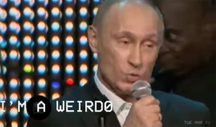 Putin Karaoke-singt Radioheads ‚Creep‘