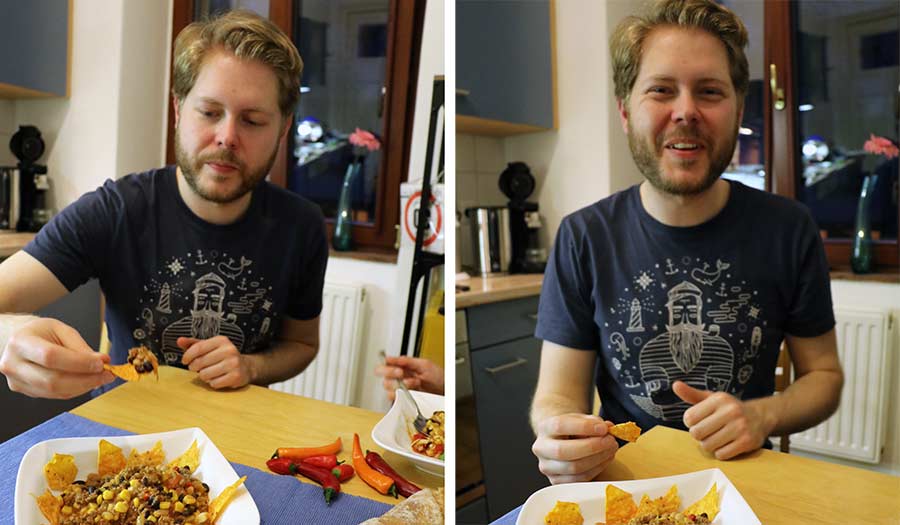 Wir haben uns zum Vier-Schärfe-Menü herausgefordert Doritos-sweet-chili-pepper-hot-challenge_14 