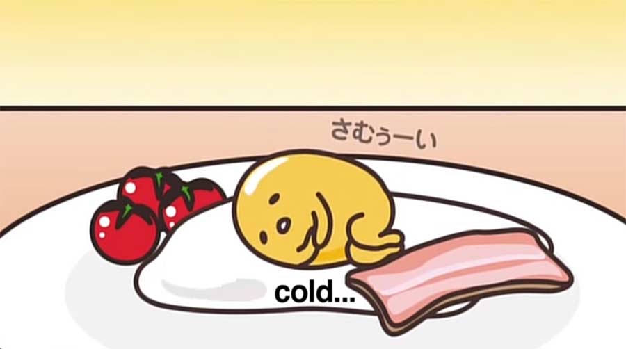 Gudetama, das sprechende Eigelb Gudemata 