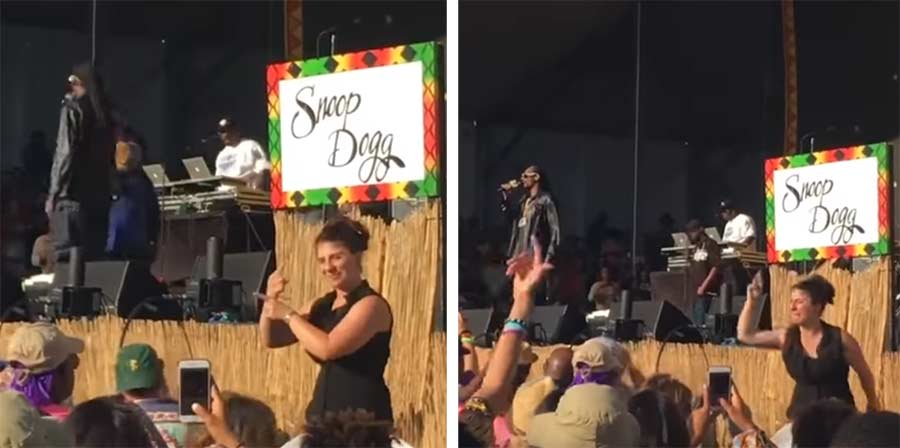 Snoop Dogg in Zeichensprache Snoop-Dogg-with-Interpreter 