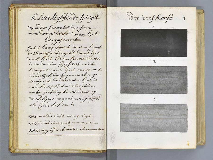 Versuch aus 1692, alle Farben in einem Buch zu sammeln farbenbuch_03 