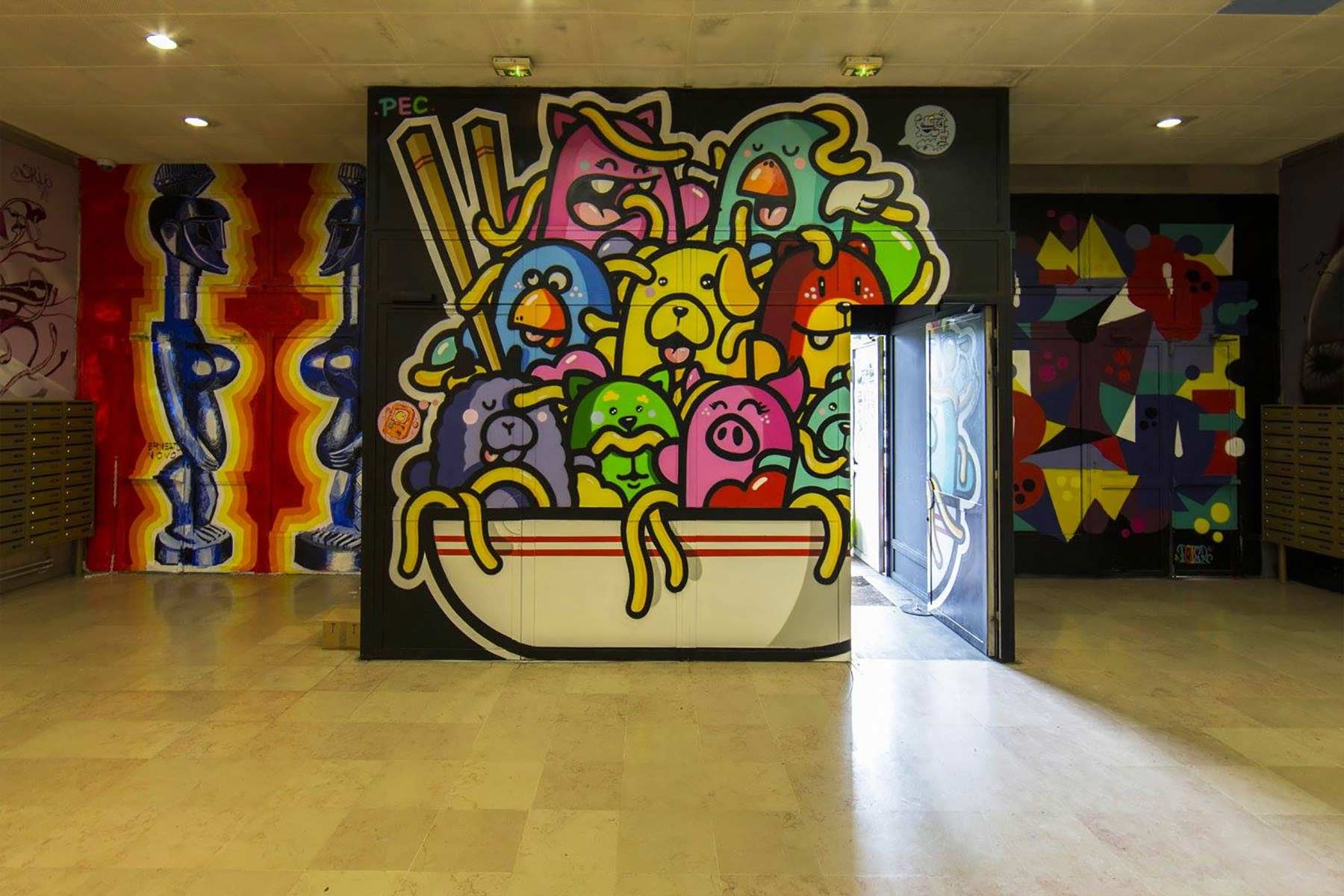 100 Graffiti-Künstler haben dieses Studentenwohnheim verschönert Cite-Internationale-Universitaire-Paris-Rehab2_02 