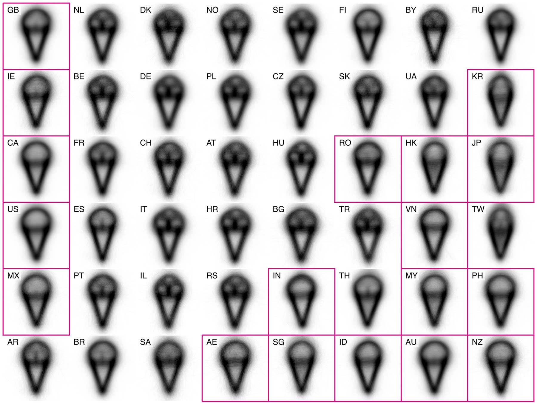 Die interkulturellen Ergebnisse aus Googles Quick, Draw!-Studie Google-AI-Quick-Draw-ergebnisse_01 