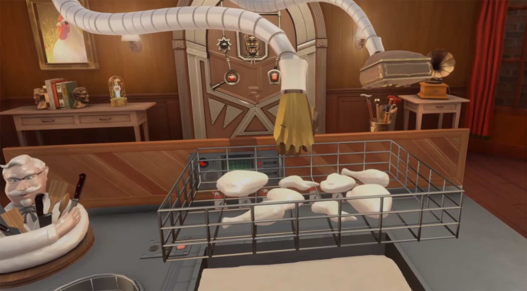 KFCs skurriles VR-Trainingsvideo in BioShock-Steampunk-Manier