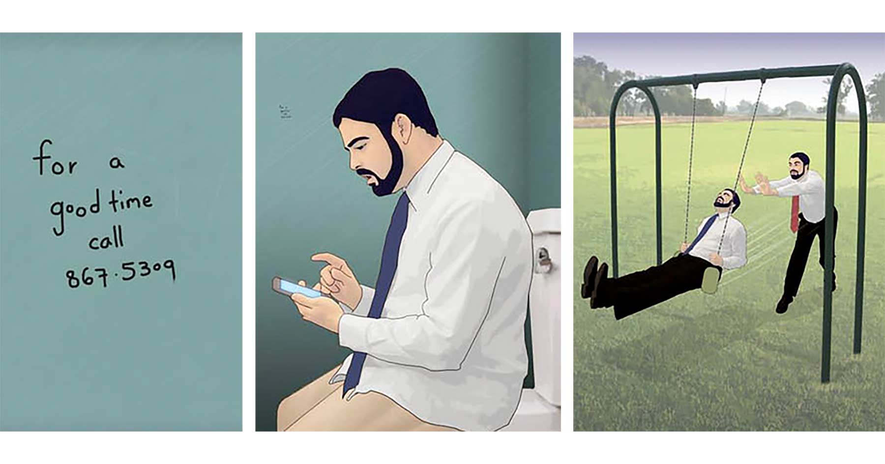 Sarkastische Webcomics von David Daneman