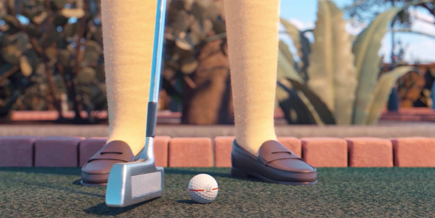 Schön animiertes Minigolf-Duell animierter-kurzfilm-play-off 