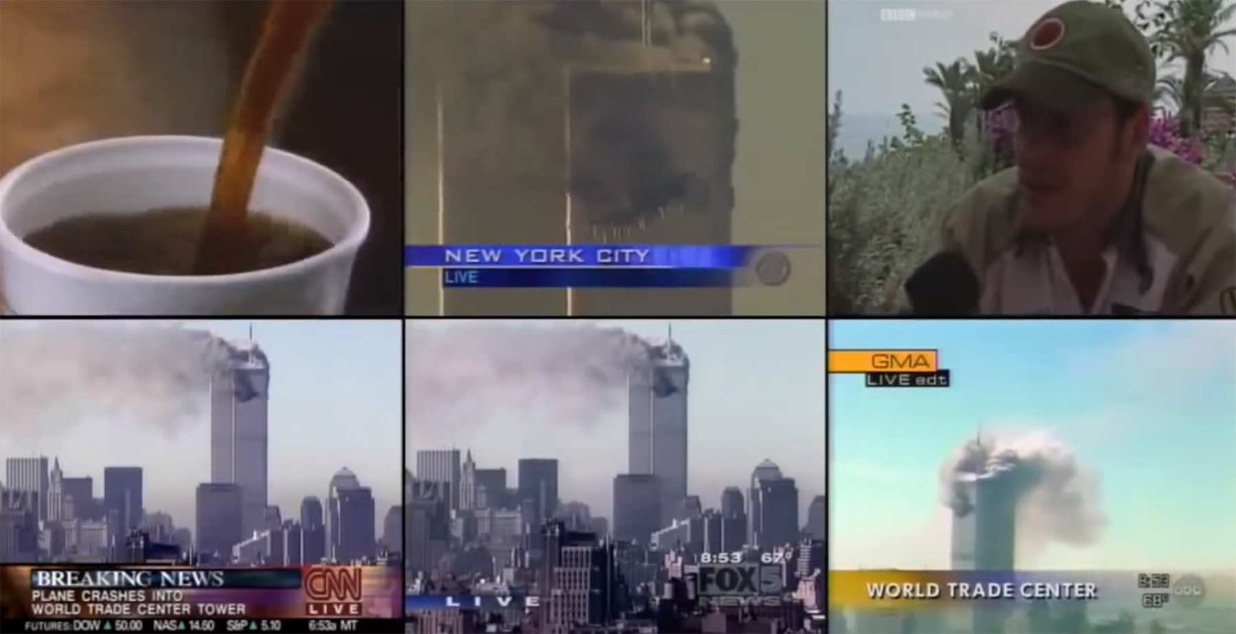 Ein Blick aufs US-Fernsehen als 9/11 passierte 911 