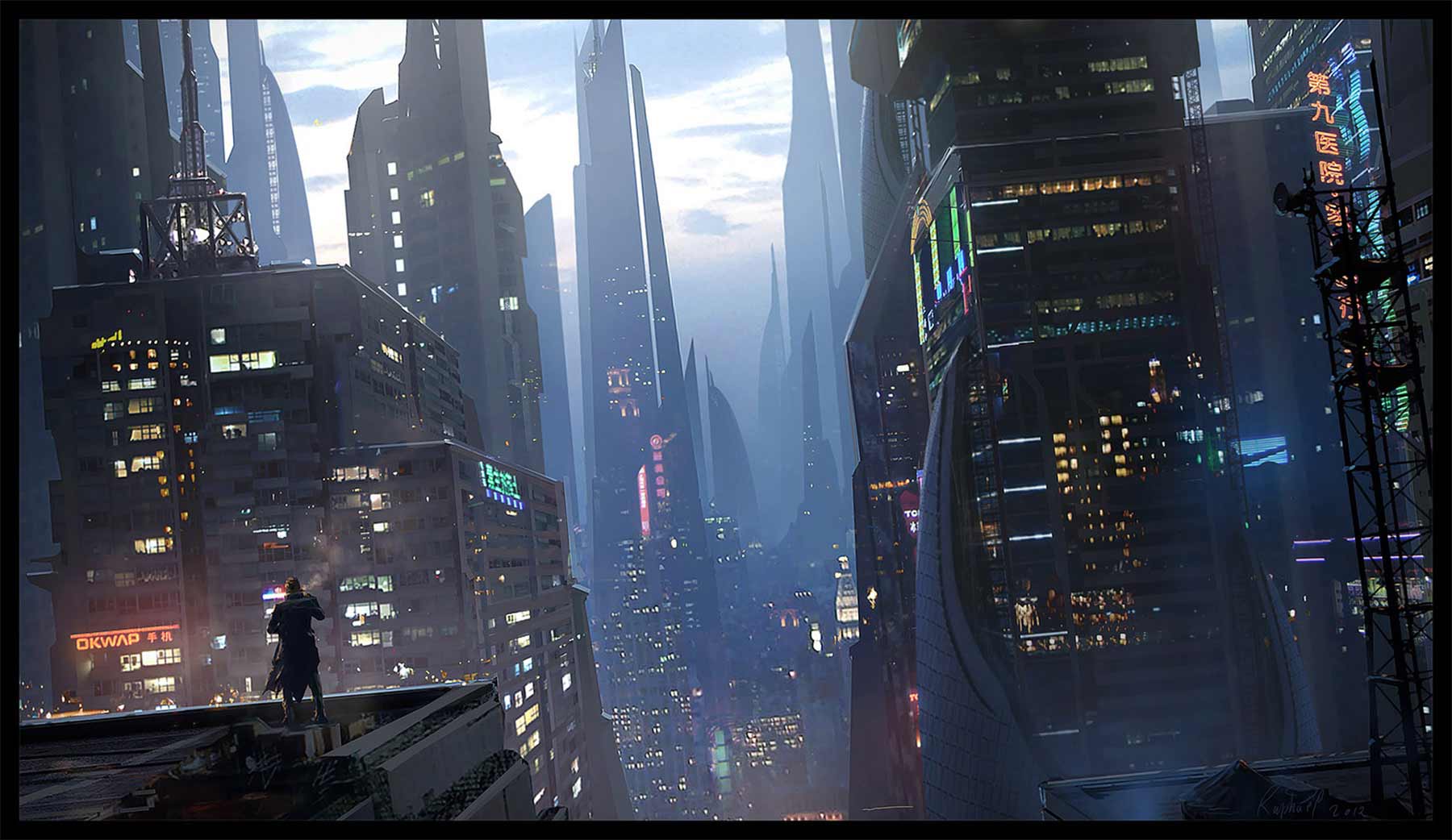 Digital Paintings: Raphael Lacoste