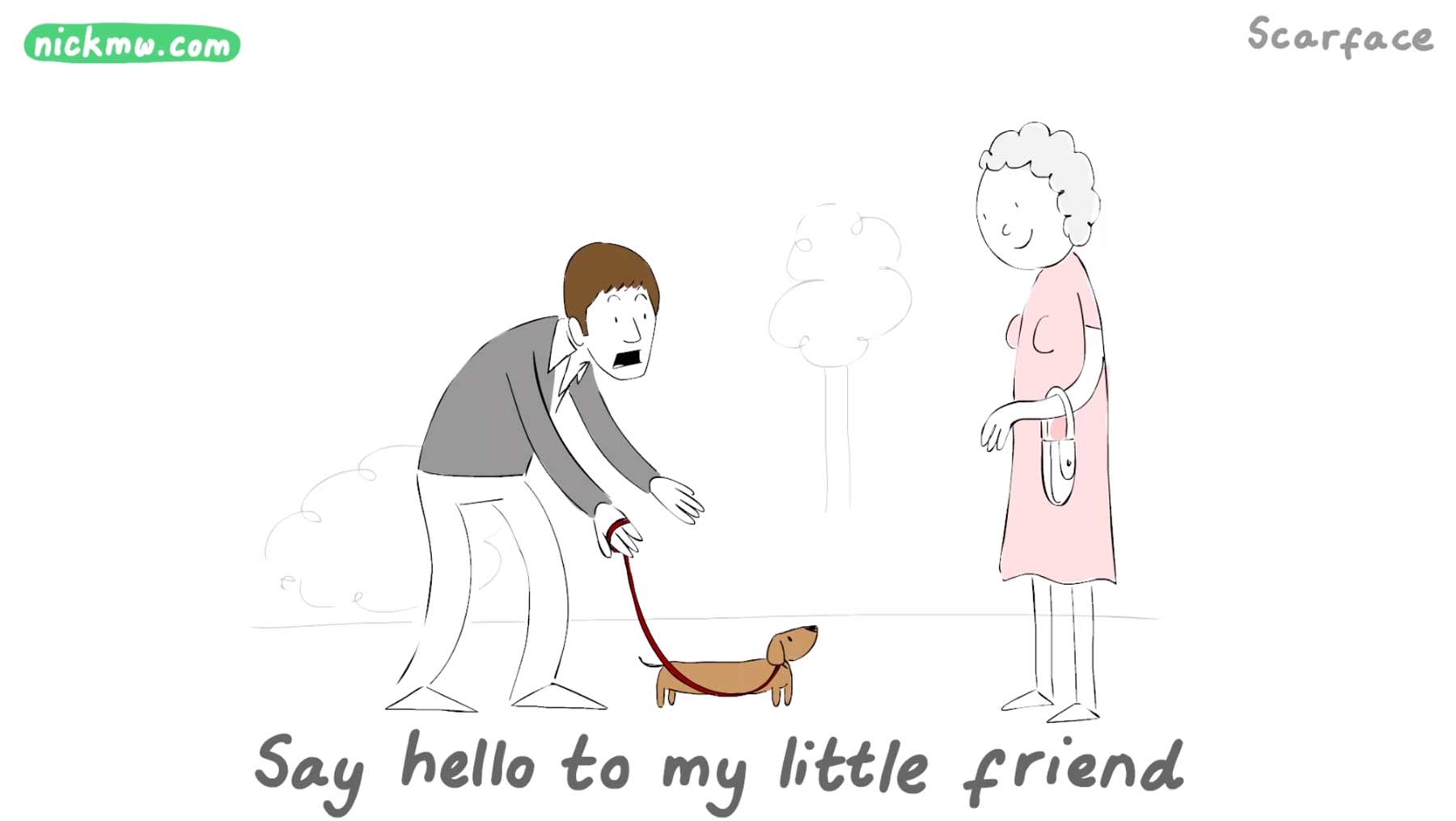 Bekannte Film-Zeilen humoristisch animiert