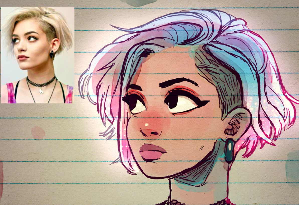 Fotos in Cartoons verwandelt