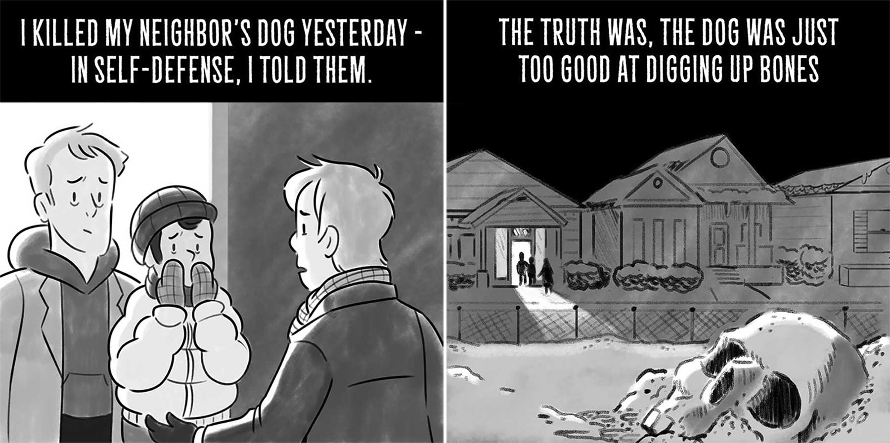 Horrorgeschichten in zwei Sätzen