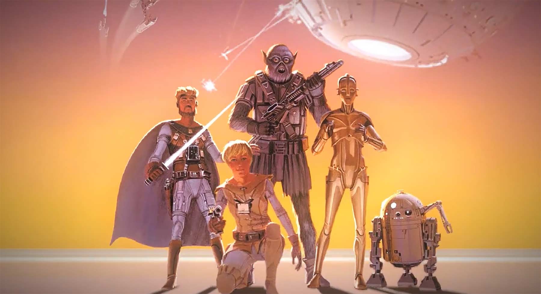 Fanfilm basierend auf den originalen Star Wars-Concept Arts