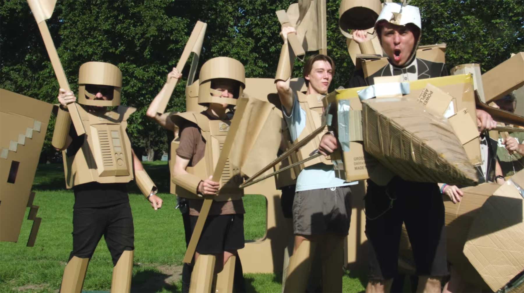 „Boxwars“ ist eine Schlacht mit Pappe