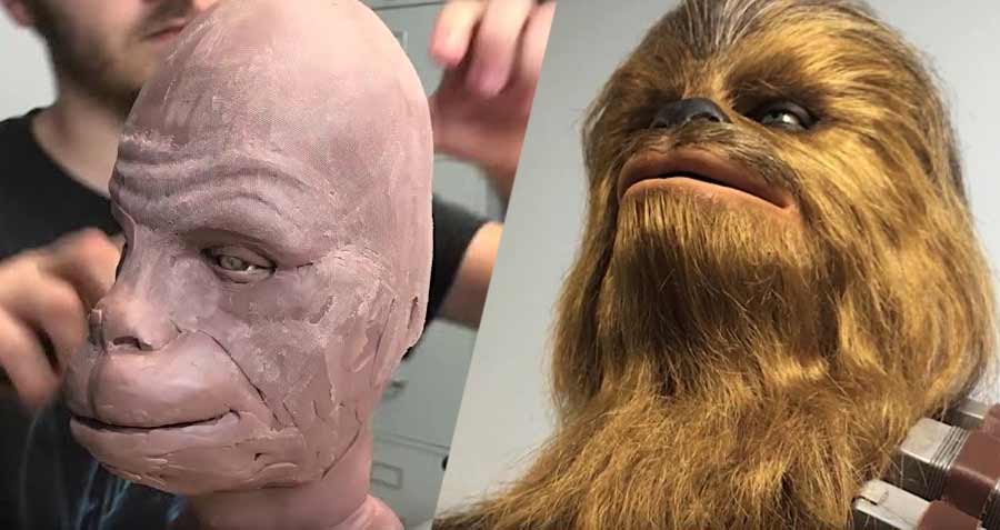 Making of einer detailreichen Chewbacca-Büste