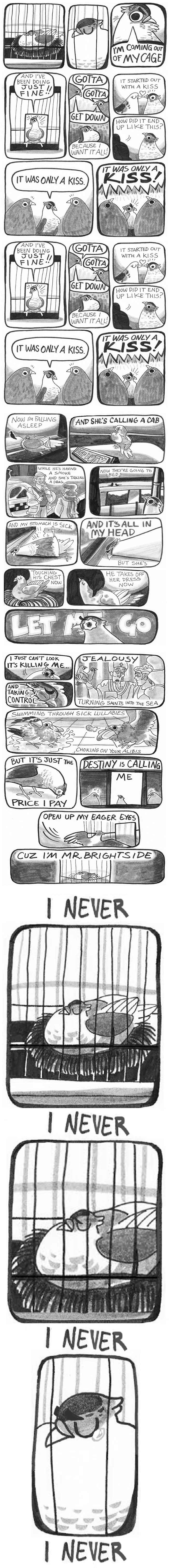 "Mr. Brightside" als Tauben-Comic mr-brightside-pigeon-comic 