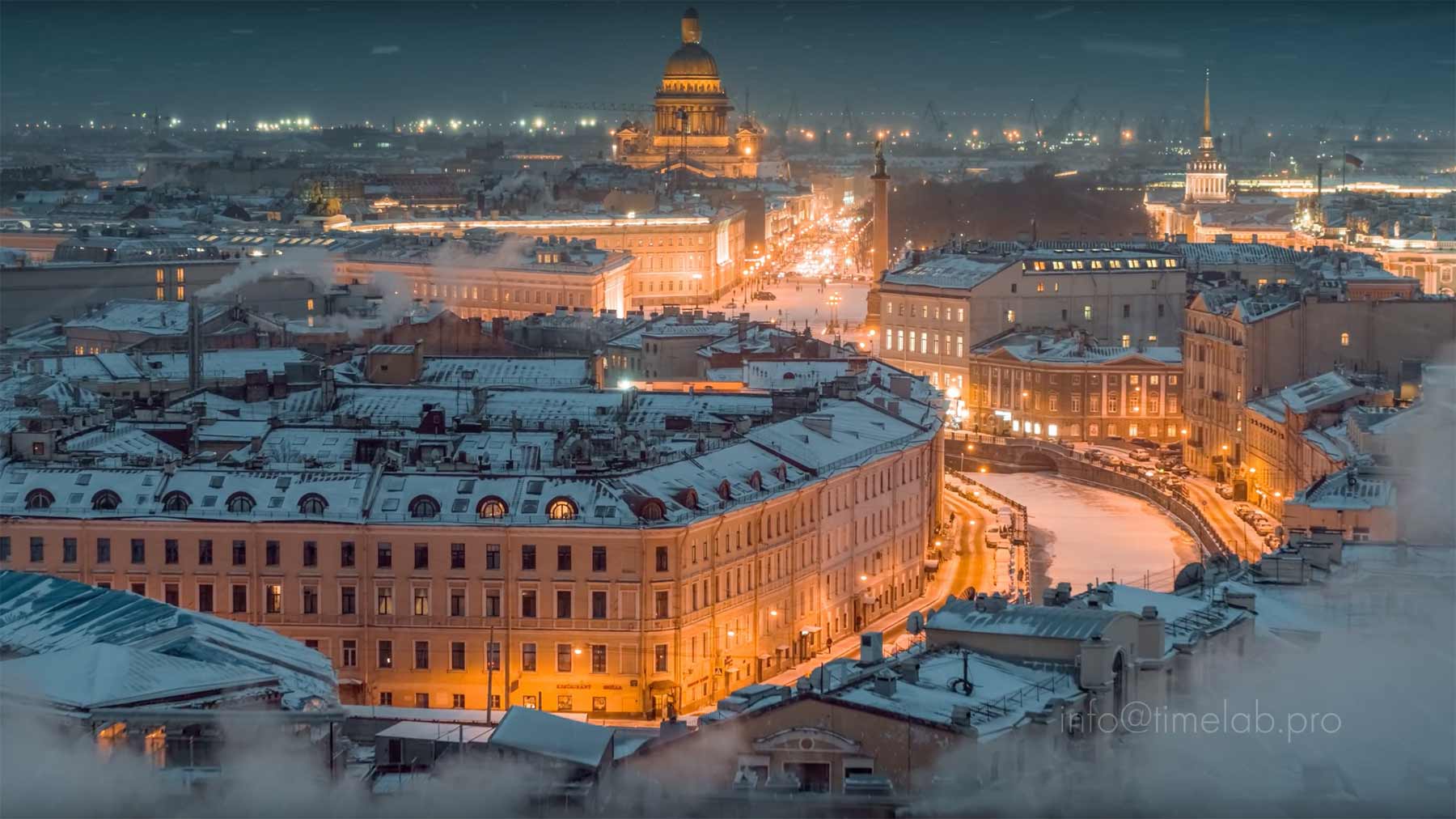 Wunderschönes Timelapse: St. Petersburg & Moskau