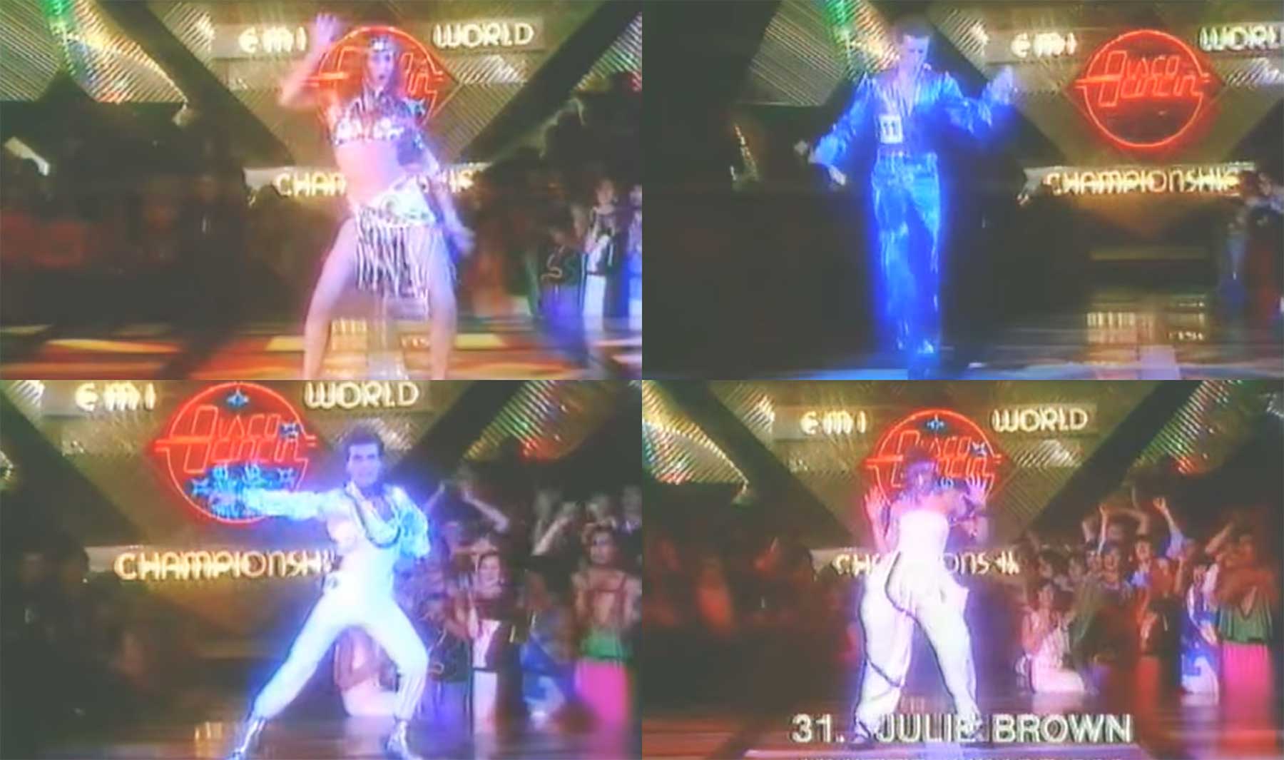 Das 1979er Finale der weltbesten Disco-Tänzer