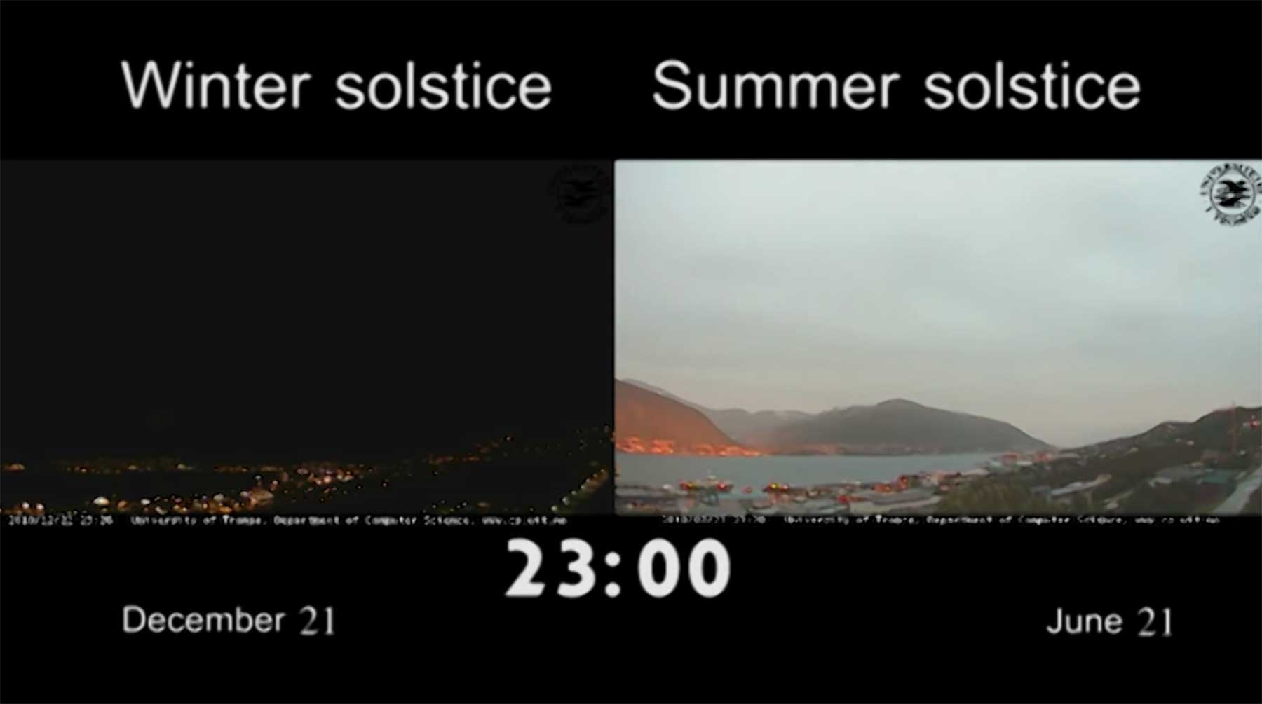 Vergleich: Winter- und Sommersonnenwende in Norwegen sonnenwenden-vergleich-sommer-winter-norwegen 