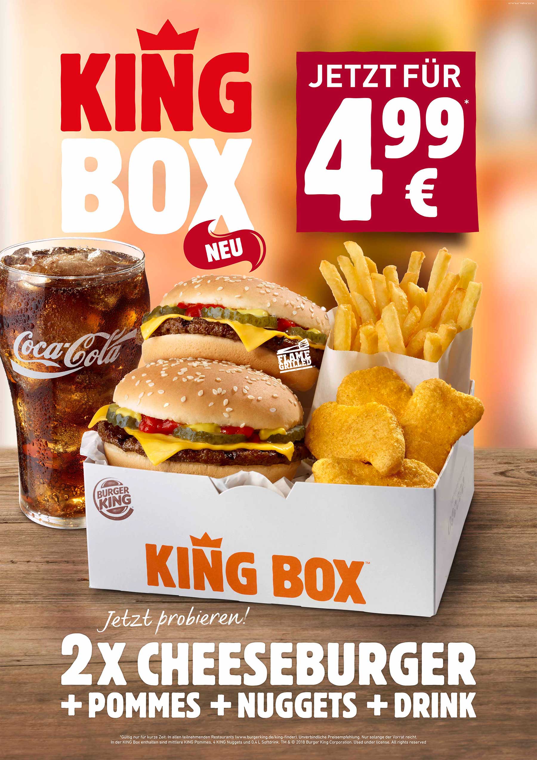 Neu Und Getestet Die King Box Von Burger King