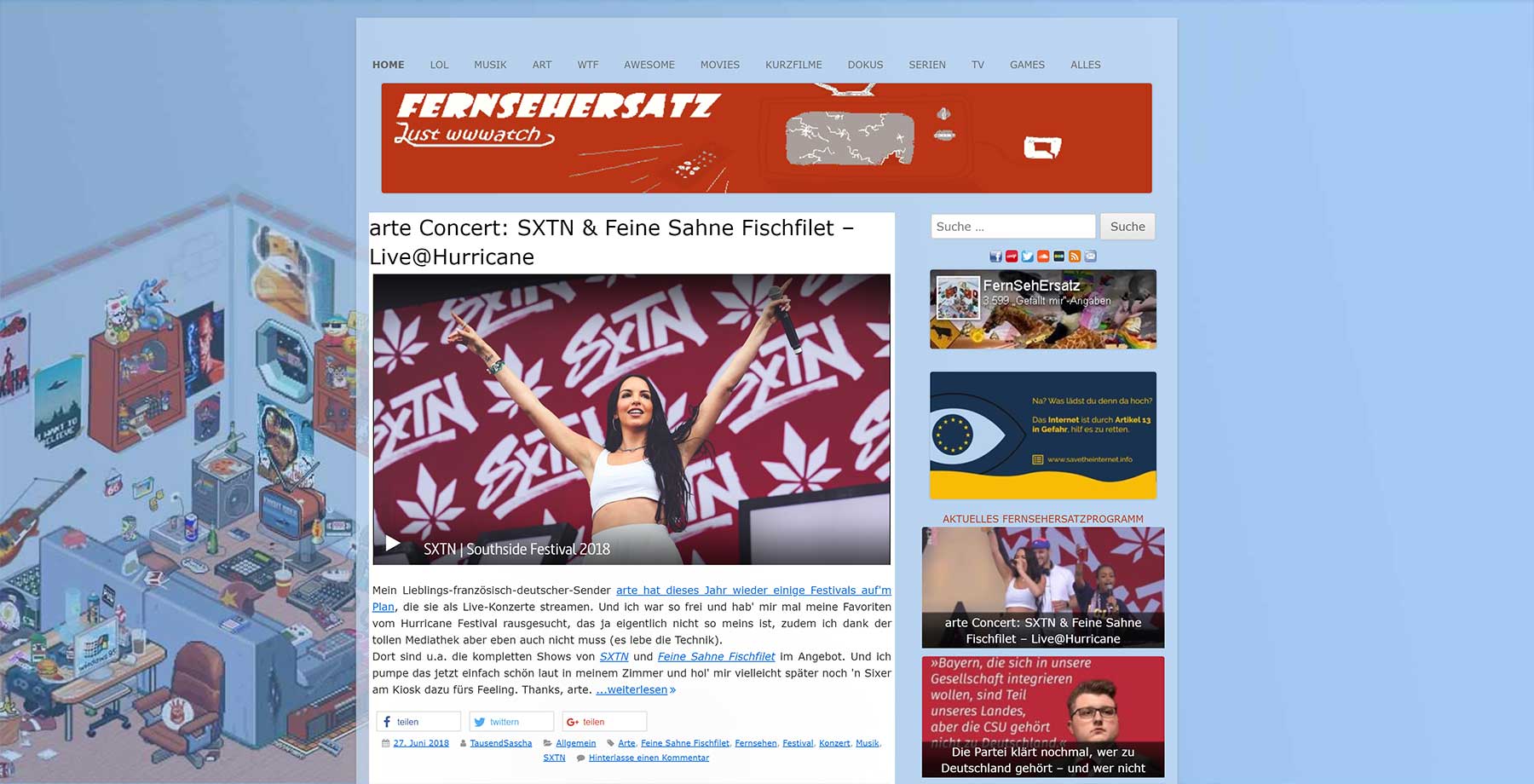 #WirliebenBlogs: Diese Websites solltet ihr euch mal anschauen WirliebenBlogs_05_Fernsehersatz 