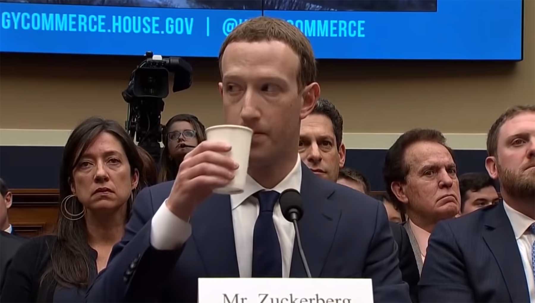Rede ohne zu reden: Mark Zuckerberg