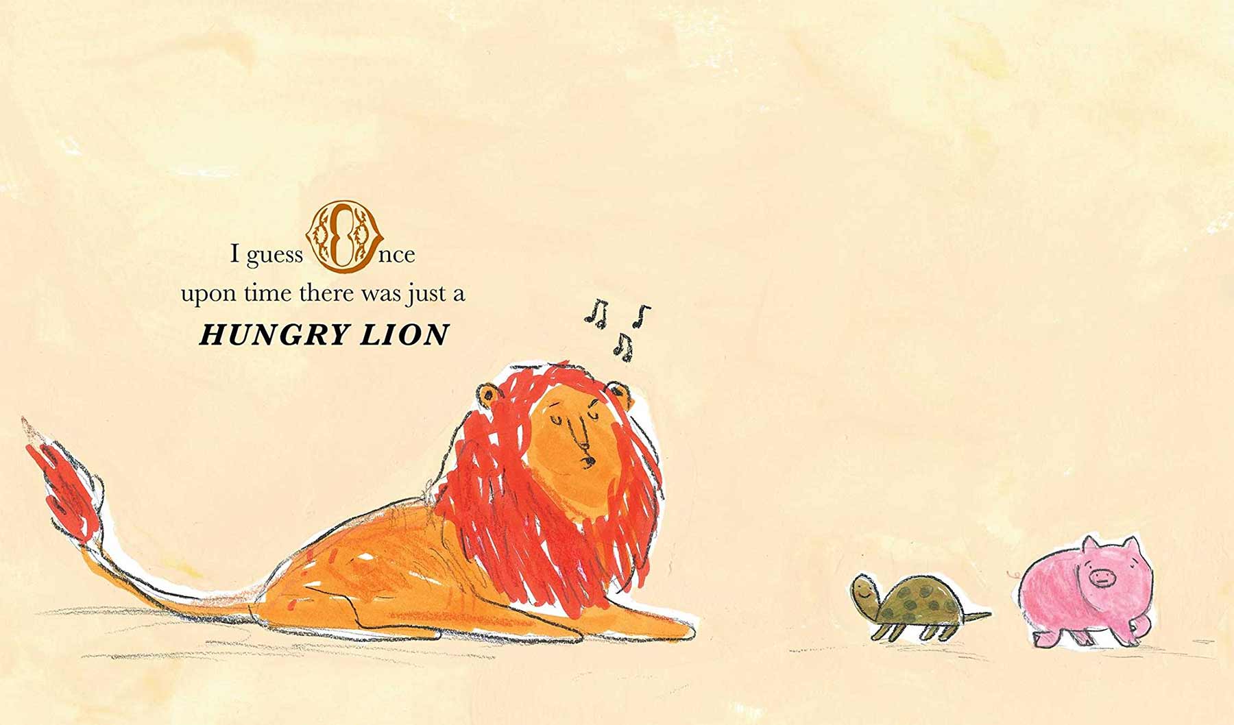 Erwachsene rezensiert Kinderbuch auf erfrischende Art A-Hungry-Lion-or-A-Dwindling-Assortment-of-Animals_00 
