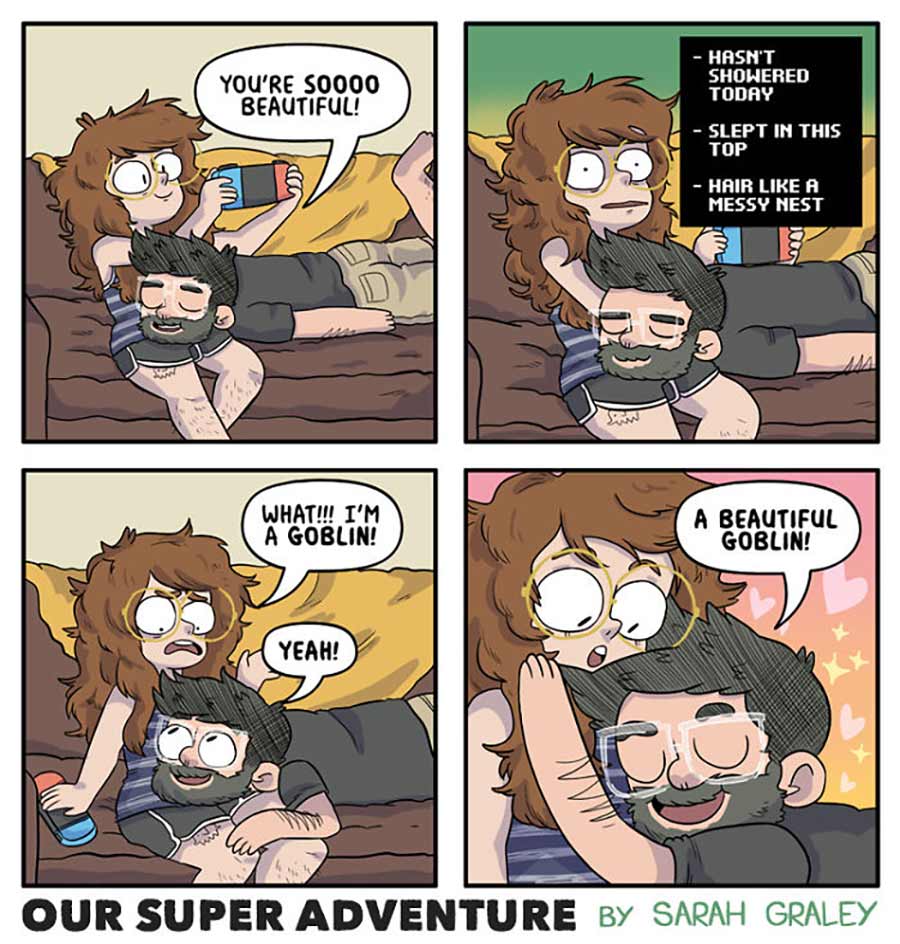 Webcomics über süße Alltagsmomente einer Beziehung Our-Super-Adventure_03 