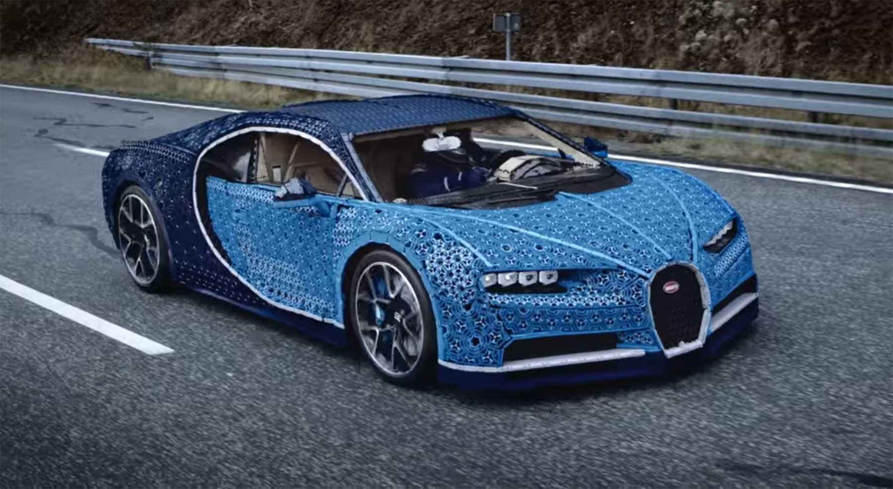 Ein Bugatti Chiron aus LEGO Technik
