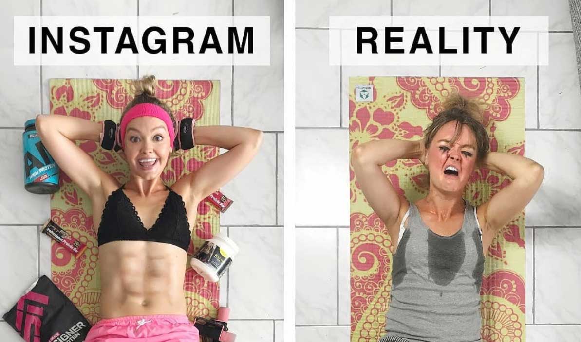 Instagram vs. Realität
