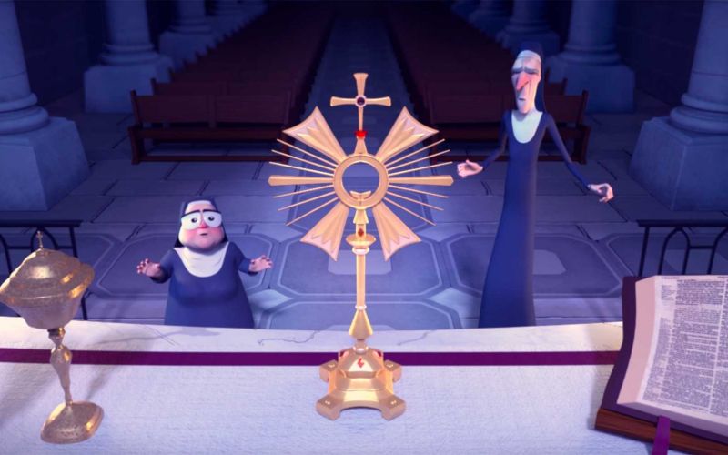 Zwei Nonnen und ein kaputtes Heiligtum